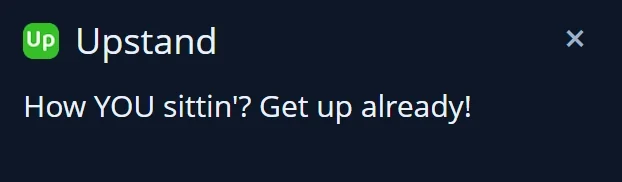 Dark notification preview